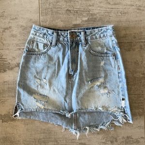 One teaspoon 2020 denim skirt